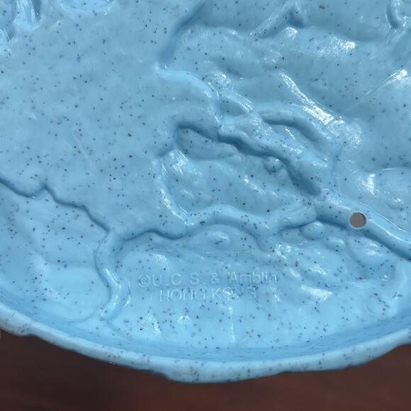 VTG The Flintstones Flying Rock 9" Toy Frisbee Mattel 1993 Universal Studios - Picture 3 of 5